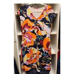 Title Nine Diamalete Dress | Bright Multicolors | Size Large